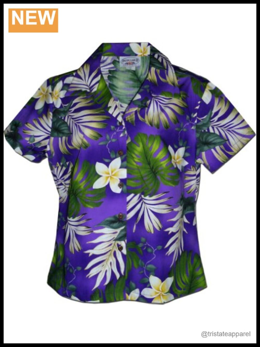 Tropical Monstera Hawaiian Shirt Short Sleeve Coconut Buttons Women Blouse